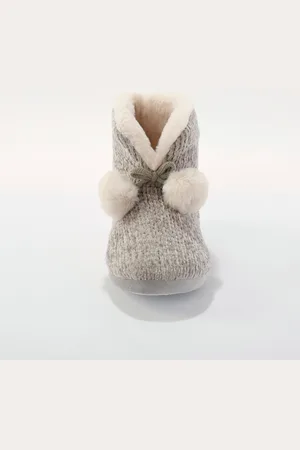 BLANCHEPORTE Chaussons Bottillons Fourrés, Maille Chenille