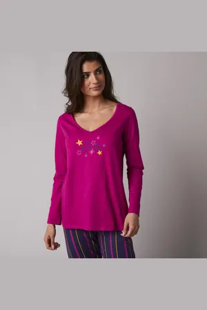 BLANCHEPORTE T-shirt De Pyjama Manches Longues Imprimé Estrella