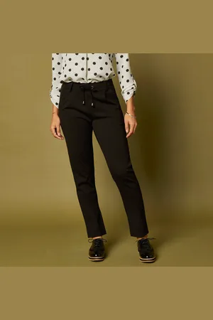 BLANCHEPORTE Pantalon Chino Uni, Maille Milano