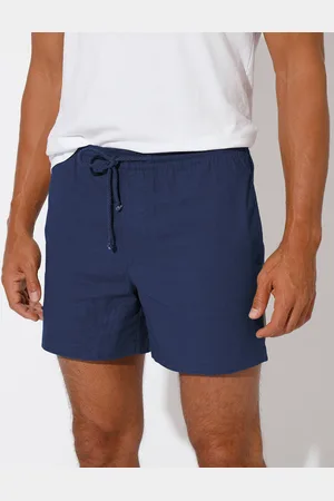 BLANCHEPORTE Short Toile Ceinture Élastiquée