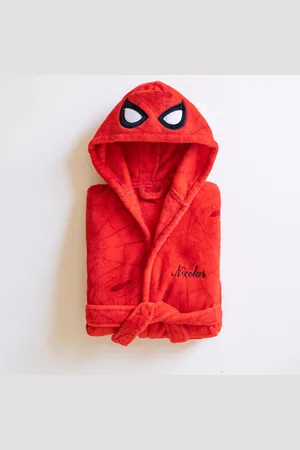 SPIDERMAN Robe De Chambre Enfant Capuche Spider-man® Personnalisable - Polaire