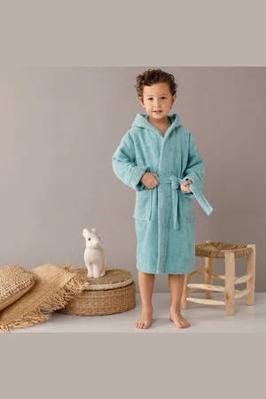 Colombine Des Petits Peignoir Enfant Éponge Bouclette À Capuche