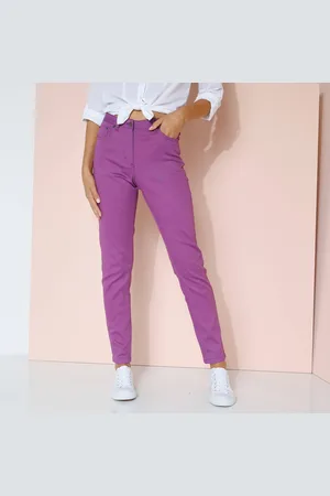 BLANCHEPORTE Pantalon Fuselé Couleur