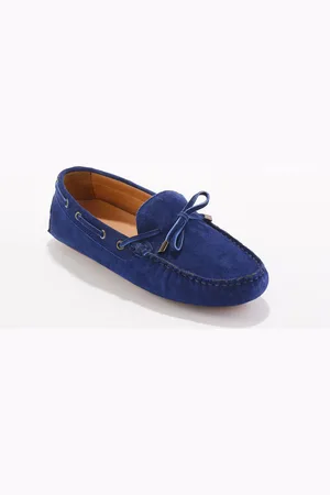 BLANCHEPORTE Mocassins En Cuir Ultra-souple À Liens