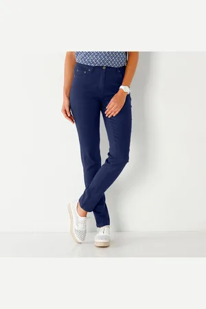 BLANCHEPORTE Pantalon Fuselé Couleur