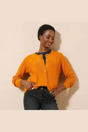 BLANCHEPORTE Gilet Maille Effet Rayures