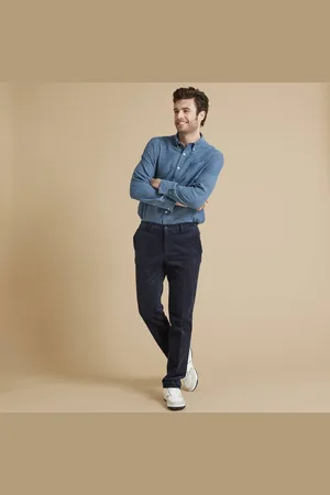 BLANCHEPORTE Pantalon Ville Velours Côtelé Élastiqué Côtés