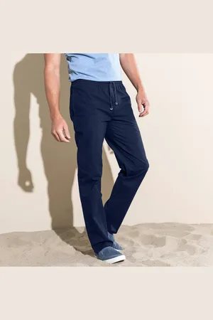 BLANCHEPORTE Pantalon Toile Ceinture Élastiquée
