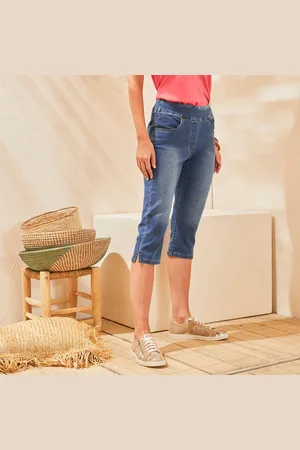 BLANCHEPORTE Corsaire Fuselé Ultra Stretch, Maille Effet Jean