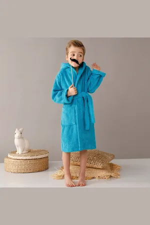 Colombine Des Petits Peignoir Enfant Éponge Bouclette À Capuche