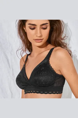 Playtex Soutien-gorge Coeur Croisé Féminin Dentelle Recyclée - Sans Armatures