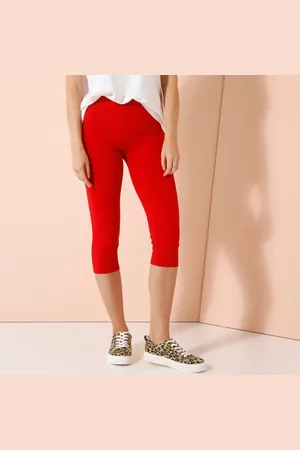 BLANCHEPORTE Legging Corsaire Uni Maille Stretch