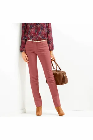Colors & co Pantalon Droit Gainant - Petite Stature Entrej. 75 Cm
