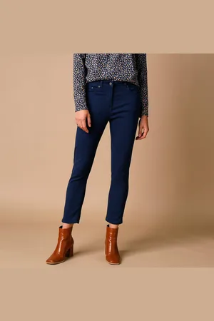 Colors & co Pantalon 7/8ème Fuselé Stretch Uni