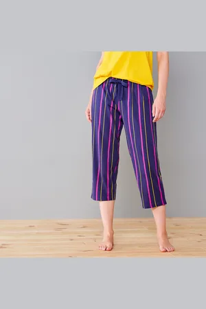 BLANCHEPORTE Pantacourt De Pyjama Imprimé Rayé Estrella - Coton