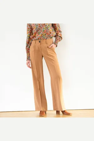 BLANCHEPORTE Pantalon Large Fluide