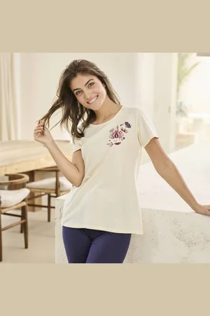 BLANCHEPORTE Tee-shirt Pyjama Manches Courtes