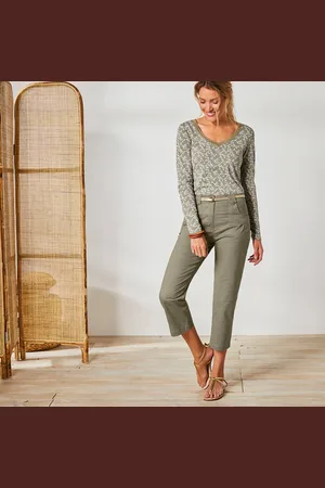 BLANCHEPORTE Pantacourt Droit Stretch