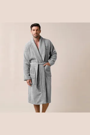 colombine Peignoir Mixte Adulte Éponge Bouclette Col Châle Personnalisable