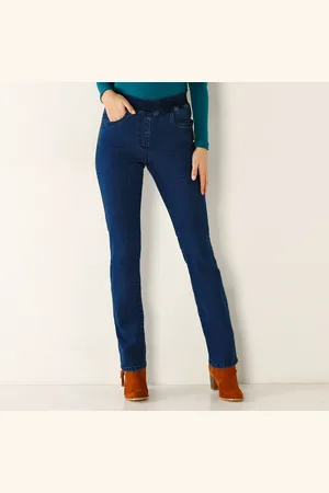 BLANCHEPORTE Jean Droit "ultra Confort" Taille Élastiquée