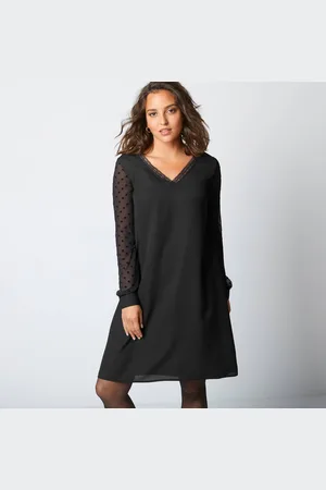 BLANCHEPORTE Robe Housse Manches Plumetis
