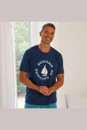 BLANCHEPORTE T-shirt De Pyjama Manches Courtes Motif Bateau
