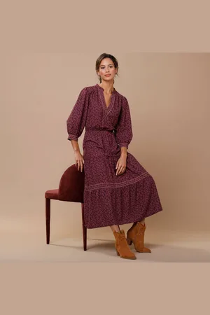 BLANCHEPORTE Robe Longue Imprimée