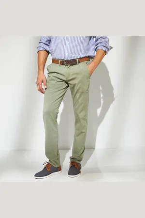 BLANCHEPORTE Pantalon Chino Ceinture Arrondie Sous Le Ventre