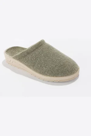 BLANCHEPORTE Chaussons Mules Compensées Éponge Largeur Confort