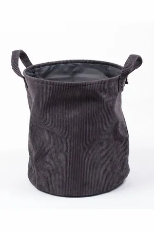 BLANCHEPORTE Panier Rond Velours Déco Rangement