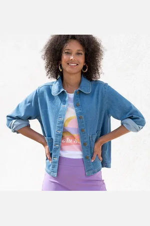 BLANCHEPORTE Veste Paletot En Jean
