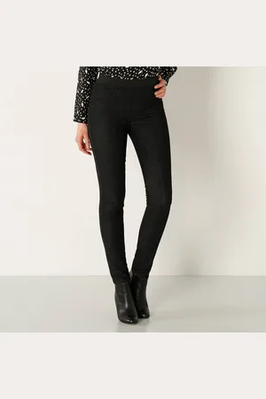 BLANCHEPORTE Jegging Denim Taille Élastiquée - Petite Stature
