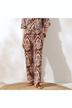 Coeur au sud Pantalon Large Fluide Imprimé