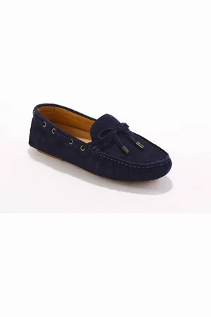 BLANCHEPORTE Mocassins En Cuir Ultra-souple À Liens