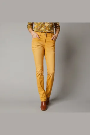 BLANCHEPORTE Jean Coupe Droite Stretch Couleur