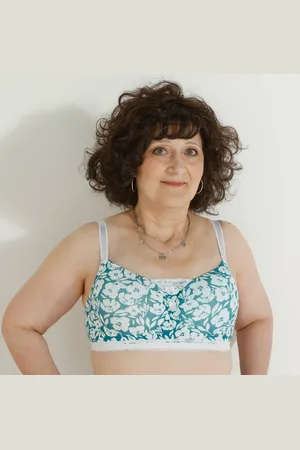 BLANCHEPORTE Soutien-gorge Post-opératoire En Coton Stretch Imprimé - Sans Armatures