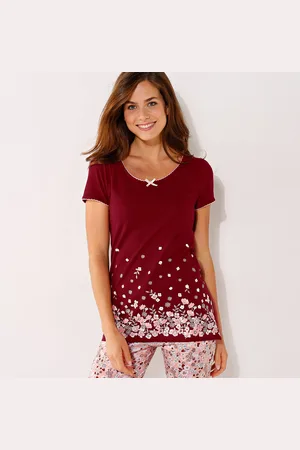 BLANCHEPORTE T-shirt Imprimé Fleurs - Manches Courtes