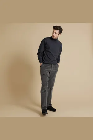 BLANCHEPORTE Pantalon Ville Velours Côtelé Élastiqué Côtés