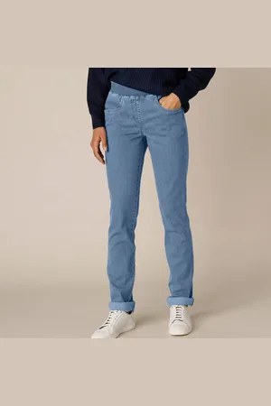 BLANCHEPORTE Jean Droit "ultra Confort" Taille Élastiquée