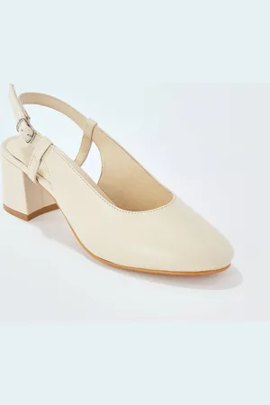 BLANCHEPORTE Escarpins Slingback En Cuir Certifié Lwg