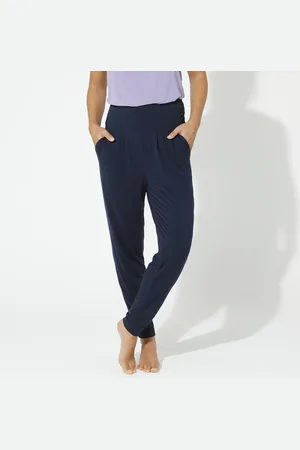 BLANCHEPORTE Pantalon De Yoga En Maille, Coupe Ultra Confort