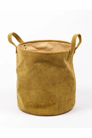 BLANCHEPORTE Panier Rond Velours Déco Rangement