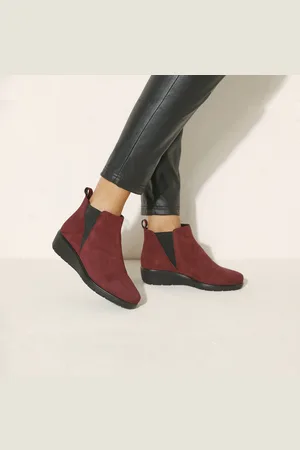 BLANCHEPORTE Boots Compensées Cuir Souple Certifié Lwg