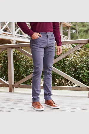 BLANCHEPORTE Pantalon 5 Poches Élastiqué Côtés - Entrej. 77 Cm