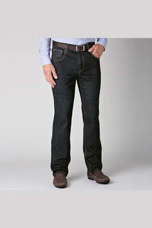 BLANCHEPORTE Jean Droit Stretch Arrondi Sous Le Ventre - Entrej. 77 Cm