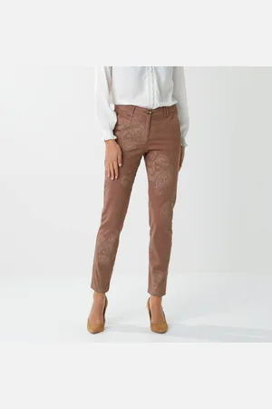 Lora Zellini Pantalon Imprimé Cachemire