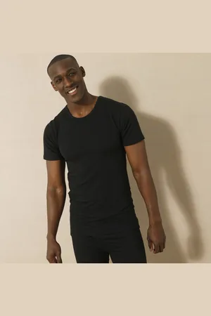 Thermoperle Tee-shirt Sous-vêtement Homme Col Rond Manches Courte Chaleur Modérée - Lot De 2