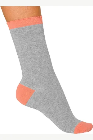 BLANCHEPORTE Mi-chaussettes Contrastées - Lot De 5 Paires