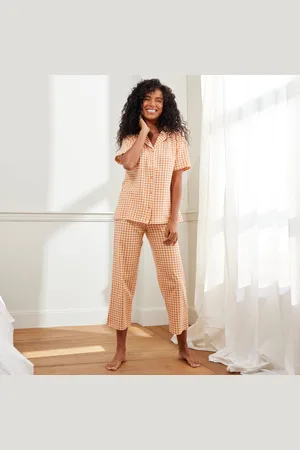 BLANCHEPORTE Pyjama Court Imprimé Carreaux