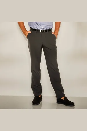 BLANCHEPORTE Pantalon Ville Ceinture Ajustable Par Boucles - Polyester
